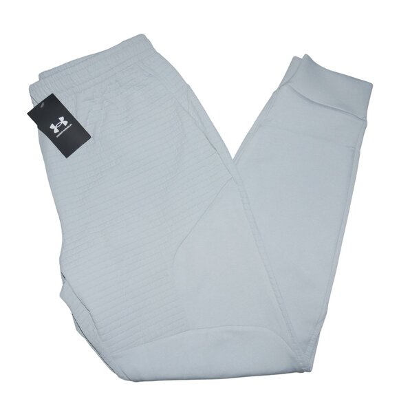 Under Armour Unstoppable Fleece Grid Joggers Men’s Size Large Tall 1386544-377 - Picture 4 of 7